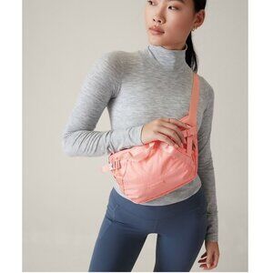 Athleta Large Excursion Belt Bag Fanny Pack Spring Pink